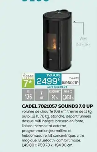 Copra Cadel 7021057 sound3 7.0 up offre