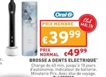 Trafic Brosse à dents électrique offre