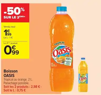 Carrefour Oasis Boisson offre