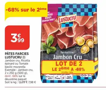 Bi1 Lustucru Pâtes Farcies offre