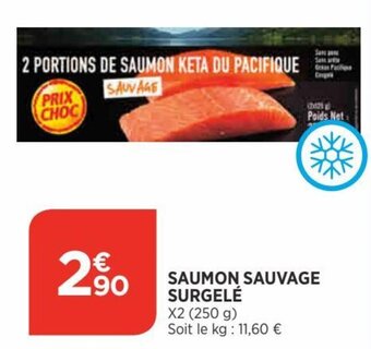Bi1 Saumon Sauvage Surgelé offre