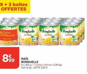 Bi1 Bonduelle Maïs offre