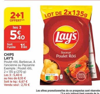 Bi1 Lay's Chips offre