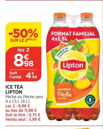 Bi1 Lipton Ice Tea offre