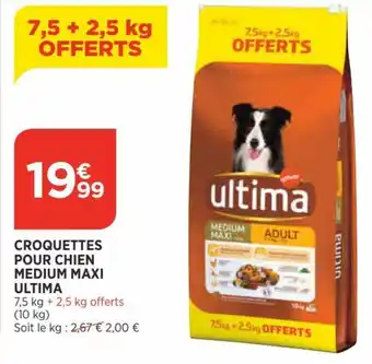 Bi1 Ultima Croquettes Pour Chien Medium Maxi offre