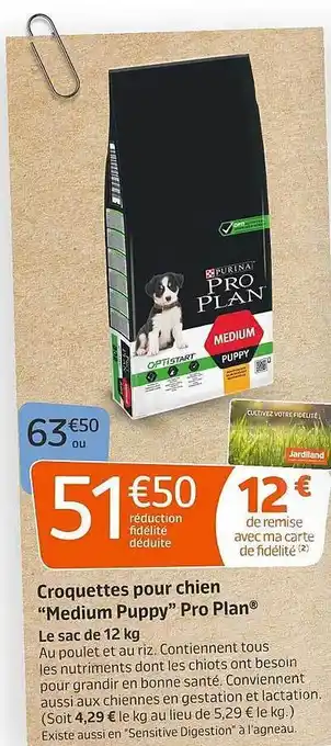 Jardiland Croquettes pour chien offre