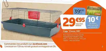 Jardiland Cage offre