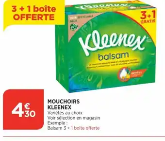 Bi1 Kleenex Mouchoirs offre