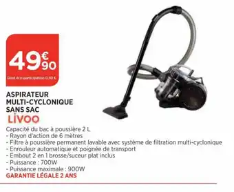 Bi1 Aspirateur Multi-Cyclonique Sans Sac offre
