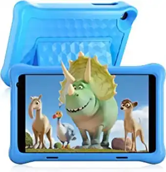 Amazon Xcx tablette pour enfants 8 pouces, android 10.0 kid tablettes, hd 1280x800 ips screen, quad core, 2gb ram 32gb rom, doubl... offre