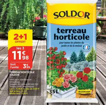 Bi1 Soldor Terreau Horticole offre