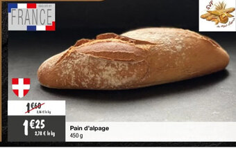 Migros Pain d'Alpage offre