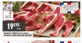 Migros Agneau Côtes Ou Agneau Des Pays de Savoie offre