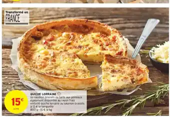 Intermarché Quiche Lorraine offre
