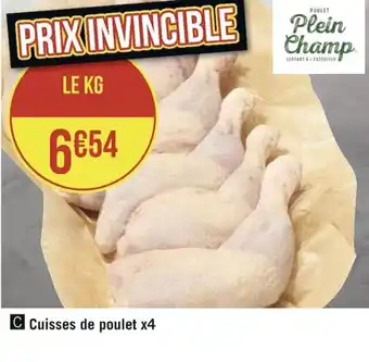 Géant Casino Cuisses de Poulet x4 offre