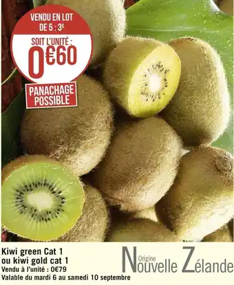 Géant Casino Kiwi green offre