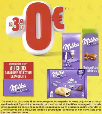 Géant Casino Milka milka offre