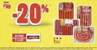 Géant Casino Les brasérades bon plan sur les produits de la gamme de la marque les brasérades offre