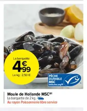 Carrefour Market Moule de hollande msc offre