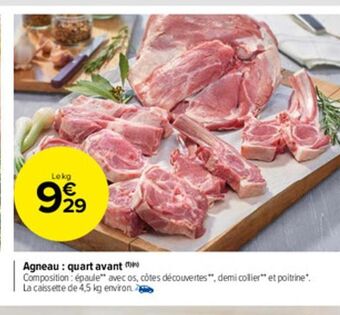 Carrefour Market Agneau: quart avant offre