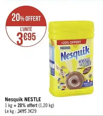 Géant Casino NESTLE nesquik offre