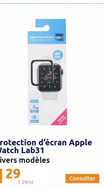 Action Rotection d'écran apple match lab31 offre