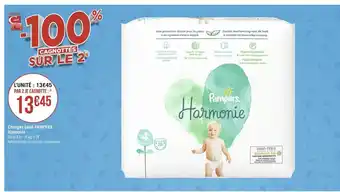 Géant Casino Changes bébé PAMPERS Harmonie offre