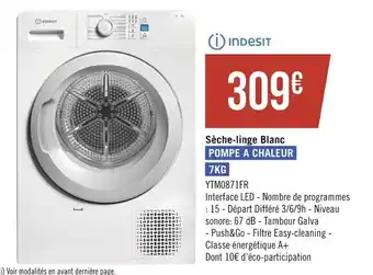 Géant Casino Sèche-Linge Blanc offre