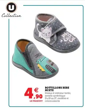 Super U Bottillons Bebe Mixte offre