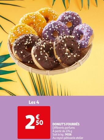 Auchan Donut's fourrés offre