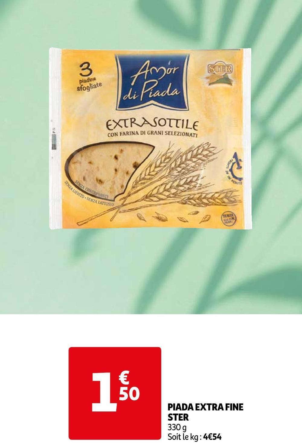 Promo Ster piada extra fine ster chez Auchan