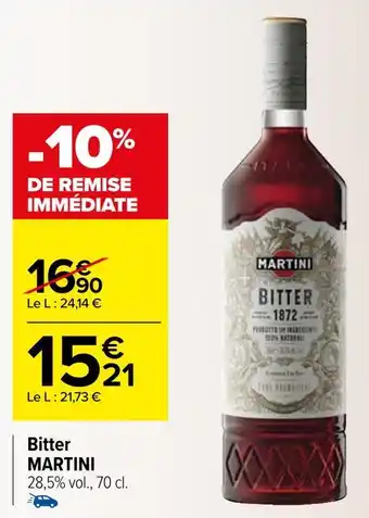 Carrefour Martini bitter offre