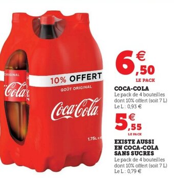 Super U Coca Cola offre