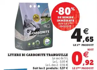 Litiere B1 Carbonite Tranquille