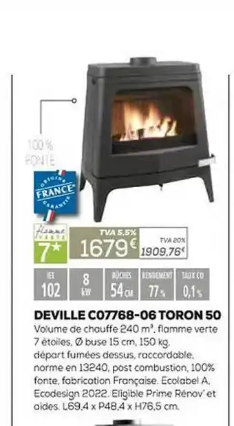 Deville c07768-06 toron 50