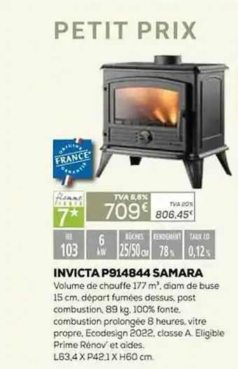 Copra Invicta p914844 samara offre