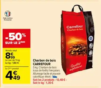 Carrefour Market Charbon de bois carrefour offre