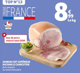 Auchan Jambon cuit supérieur auchan le charcutier offre
