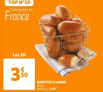 Auchan Navettes à garmir offre