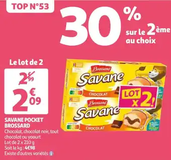 Auchan BROSSARD savane pocket offre