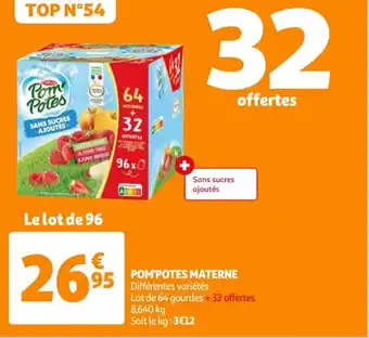 Auchan Pom'potes materne offre