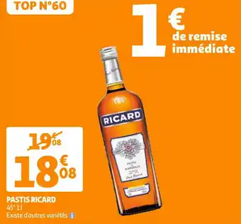 Auchan RICARD pastis offre