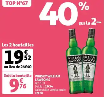 Auchan WILLIAM LAWSON'S whisky offre