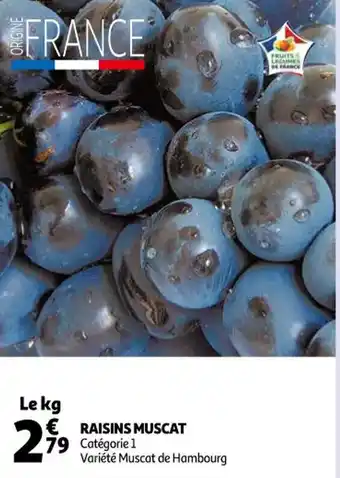 Auchan Raisins muscat offre