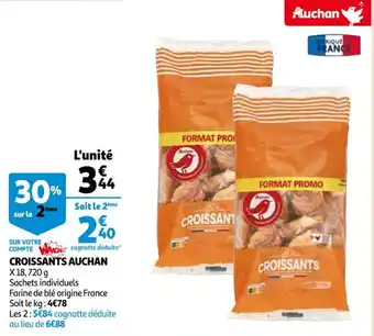 Auchan Croissants auchan offre