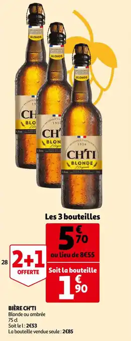 Auchan CH'TI bière offre