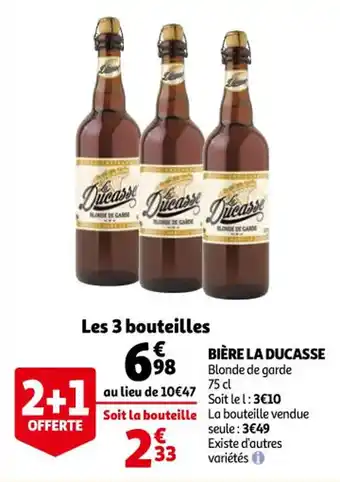 Auchan Bière la ducasse offre