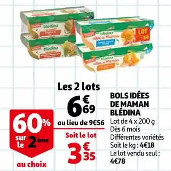 Bols idées de maman blédina