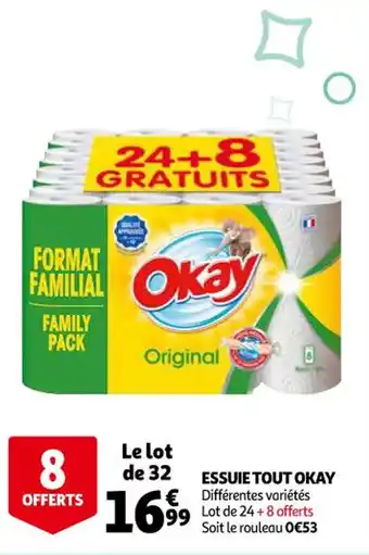 Auchan OKAY essuie tout offre