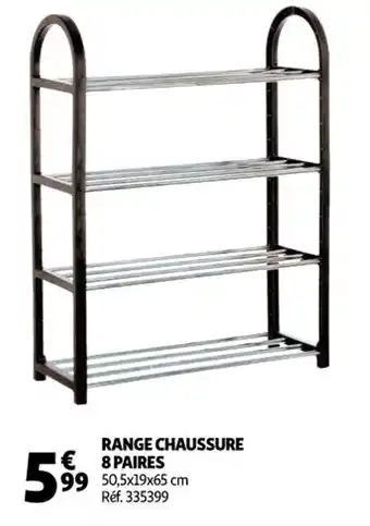 Auchan Range chaussure 8 paires offre